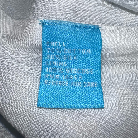 J McLaughlin Size Small Bohemian Modern Preppy Nautical SILK Artsy Maxi Skirt - Picture 6 of 9